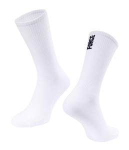 Ponožky FORCE Longer Slim biele