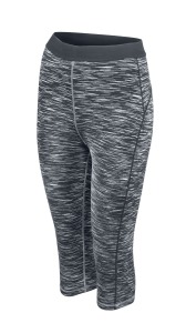 kraťasy FORCE LADY FIT  3/4 bez vložky, černé  S (8)