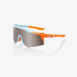 Okuliare 100% Speedcraft XS Soft Tact Two Tone/Hiper Silver Mirror
