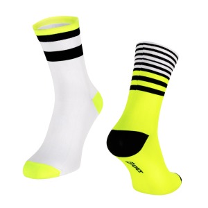 Ponožky FORCE Ziggy Fluo L-XL