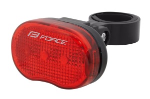 blikačka zadní FORCE TRI 3 LED, baterie (9)