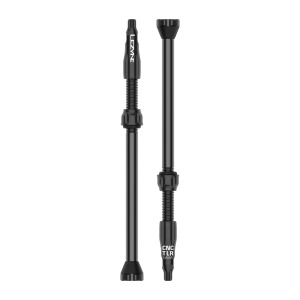 Bezdušové ventily LEZYNE CNC TLR 80 mm Black