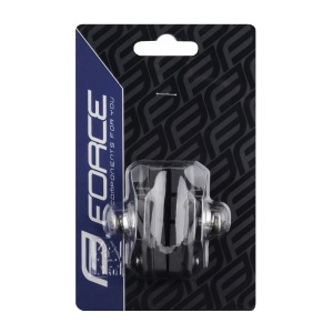 Brzdové špalky FORCE silniční 55 mm černé výměnné 3 (2)