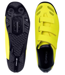 Tretry FORCE MTB HERO 2, fluo (2)