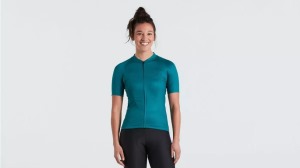 Dámsky dres SPECIALIZED SL Air Solid Short Sleeve Jersey Tropical Teal