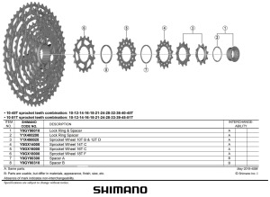 Pastorek SHIMANO Deore XT pro kazety M7100/M8100 12s 14 zubů 1 (1)