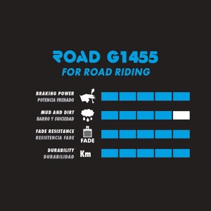 Brzdové destičky GALFER Road FD496 pro Shimano Dura Ace/XTR 1 (1)