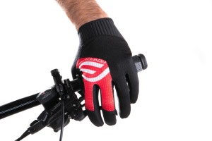 Rukavice FORCE MTB POWER černo-červené 2 (1)