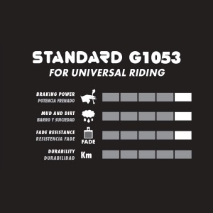 Brzdové destičky GALFER Standard G1053 pro Sram HRD 3 (1)