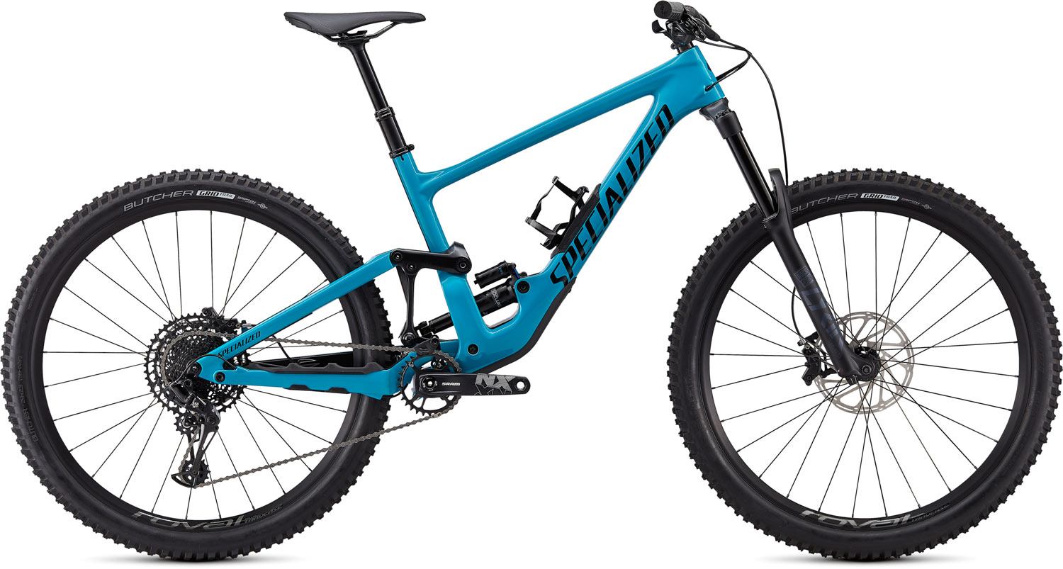 SPECIALIZED Horský bicykel špecialized enduro comp gloss aqua/flo red/satin black s4 l