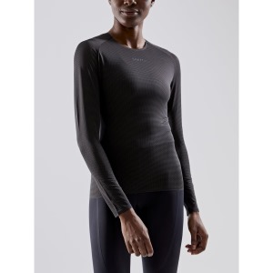 Dámské funkční triko CRAFT Pro Dry Nanoweight LS dlouhý rukáv černé 5 (4)