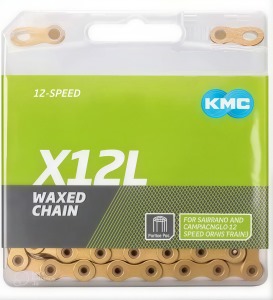 Reťaz KMC X12 LTi-N Gold Waxed 126 článkov