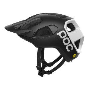 Prilba POC Cularis Uranium Black Matt/Hydrogén White w. Logo L