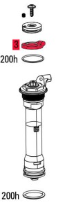 Objímka pro vedení lanka do tlumící patrony vidlice Rock Shox Judy/Recon/30/35 1 (2)