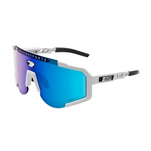 Okuliare SCICON Aeroscope White Multimirror Blue + Rain Clear Lenses