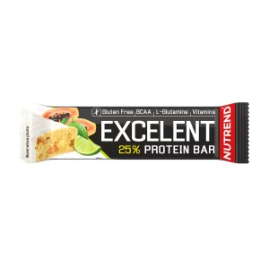 Tyčinka NUTREND Excelent Protein Bar 85 g limetka s papájou