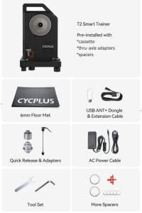 Cyklotrenažer CYCLUS DirectDrive Smart trenažer Cycplus T2 9 (8)