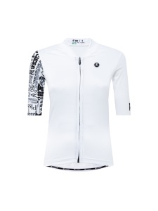 Dámsky dres PISSEI Prime Donna Bianco/Lettering
