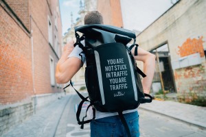 THE VANDAL Waterproof You Are Not Stuck In Traffic You Are Traffic Black_4 (4)