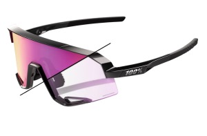 Okuliare 100% Slendale Gloss Black/Photochromatic Purple Mirror