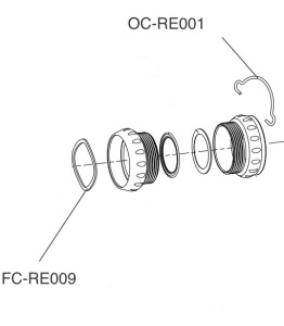 Adaptéry CAMPAGNOLO UltraTorque BB RIGHT, rozměr 79x46 mm, bez ložisek 4 (3)