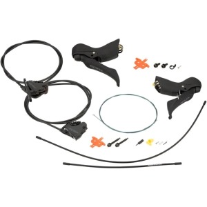 Páky SHIMANO GRX 2x10s BL/ST-RX400 s třmeny BR-RX400 pár 1 (1)