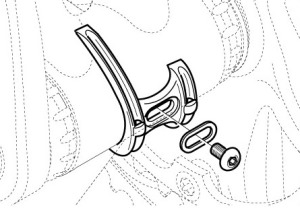 Plastový sklz pod rám CAMPAGNOLO