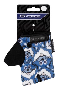 Dětské rukavice FORCE WOLFIE modré 2 (1)