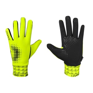 rukavice FORCE EXTRA, jaro-podzim, fluo XL