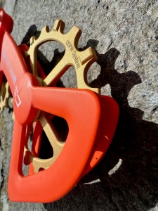 Ramínko přehazovačky CERAMICSPEED OSPW X SRAM Eagle AXS Fiery Orange/Bronze Coated LTD 5 (5)