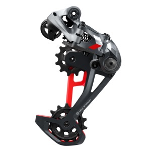 Prehadzovačka SRAM X01 Eagle Black/Red 10-52z