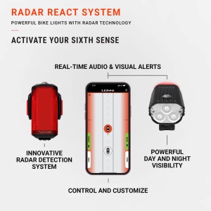 Set LEZYNE radar + světlo React System 9 (8)