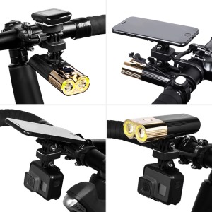Držák světla GACIRON H03s redukce pro GoPro úchyt 2 (1)