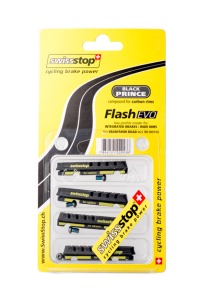 Brzdové špalky SWISS STOP Flash EVO Carbon Black Prince 2 (2)