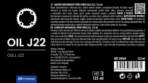 Univerzální olej FORCE J22 125ml sprej 1 (1)