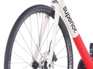 Silniční kolo SUPERIOR RR 9.5 Gloss Red / White 5 (4)