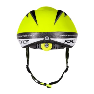 Dětská přilba FORCE FUN STRIPES fluo-černo-šedá 4 (3)