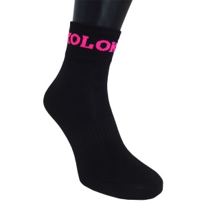 Ponožky MOOSE Kolokrám černé/růžová 1 (1)