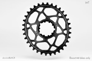 Prevodník ABSOLUTEBLACK OVAL Sram 1x11/12 34 zubov