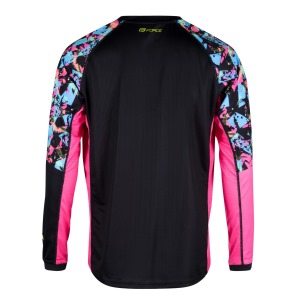 Dres FORCE RECKLESS dlouhý rukáv černo-růžovo-fluo 2 (1)